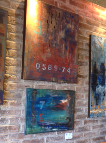 marie gelinas giles abstract acrylic paintings  bathed in light