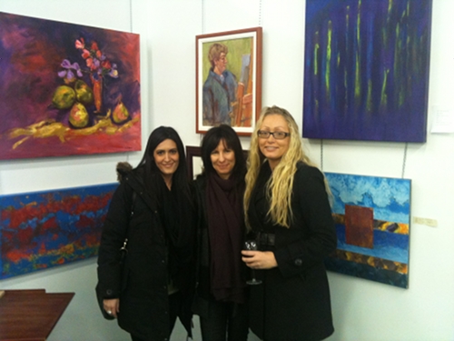 Marie with Vanessa and Samantha