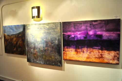 Paintings at the left of the entrance