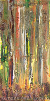 High_Time - textured, orange, yellow, rust, green, black, grey, gray, distressed, urban, modern, industrial, 48x24, long, tall, thin