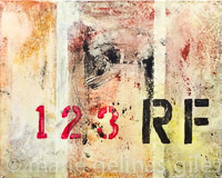 Petaluma_Sugar_Refinery - distressed, rust, old, grey, yellow, urban, industrial, painting, 16x20, 