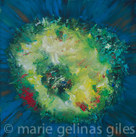 Pillan_Patera - texture, turquoise, white yellow, red, space, crater, Jupiter, bright, 20 x 20, 