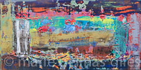 Tangent_Bearings - textured, multicolor, blue, red, orange, green, yellow black, 18 x 36, 