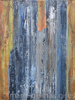 Toss_Up - textured, distressed, rust, green, black, grey, fray, white, brown, urban, modern, industrial, 24x18